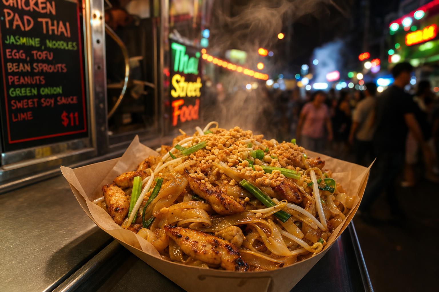 Pad Thai z kurczakiem