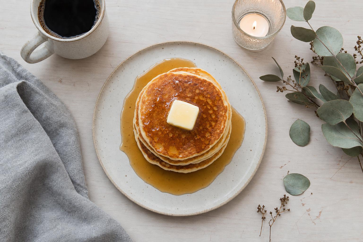 Pancakes z syropem klonowym