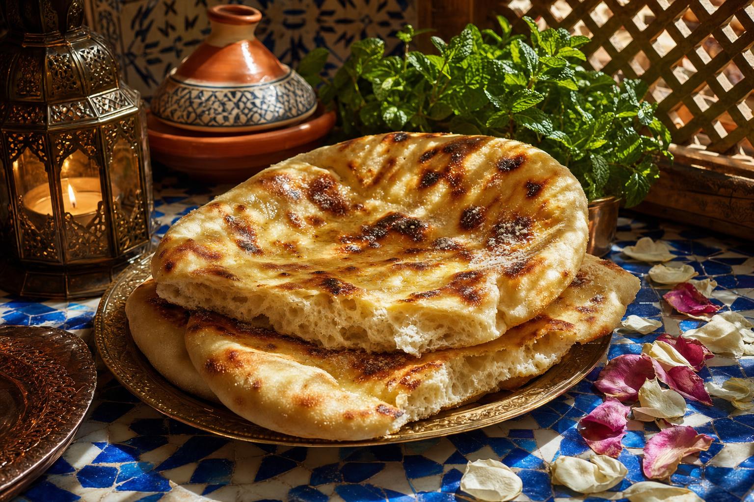Naan z patelni