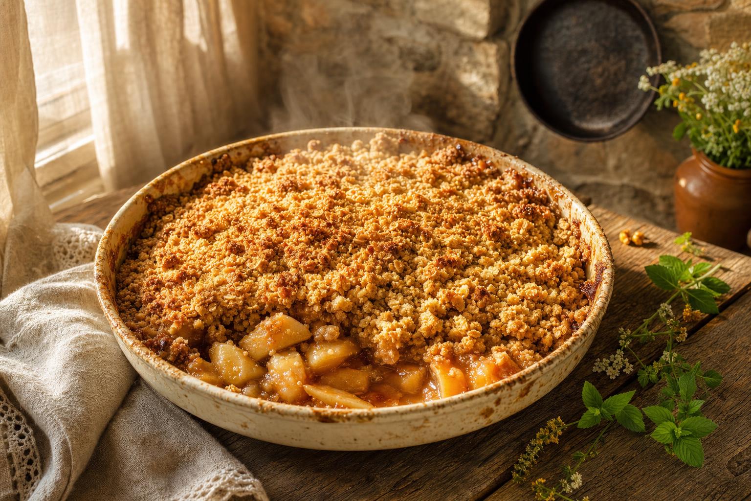 Crumble de Manzana